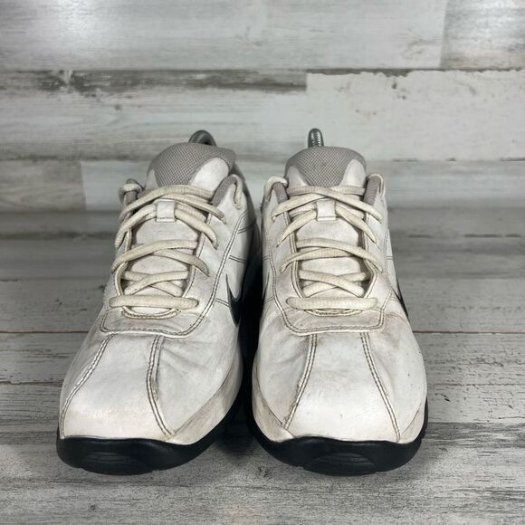 Nike Youth Golf Shoes 311621-101 Lace Up Black White Size 6 - Picture 4 of 9